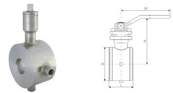 電動(dòng)對夾保溫球閥圖紙