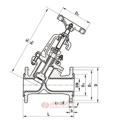 J45F46襯氟截止閥