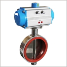 氣動(dòng)衛(wèi)生級對夾蝶閥