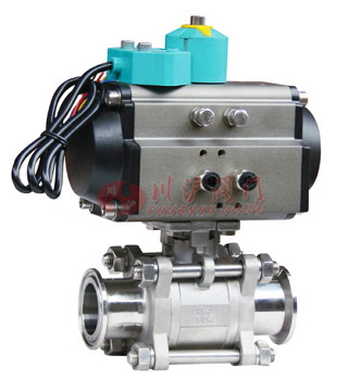 氣動(dòng)卡箍球閥