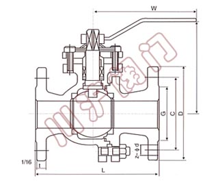 日標(biāo)球閥結(jié)構(gòu)圖