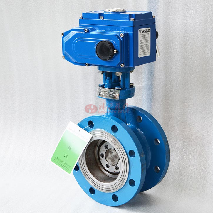 電動硬密封法蘭蝶閥實(shí)物圖