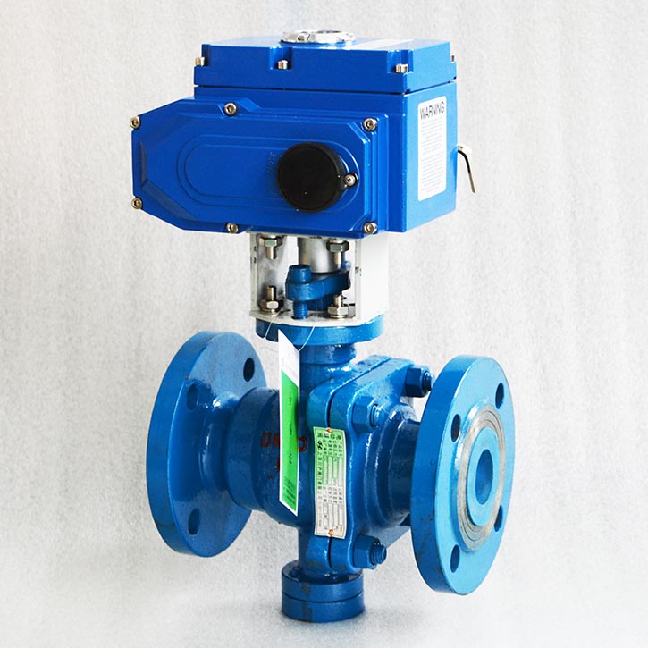 電動固定式球閥實(shí)物圖