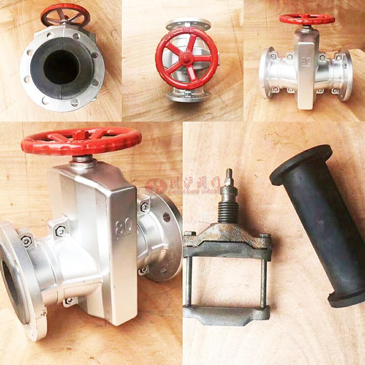 手動(dòng)管夾閥實(shí)物圖