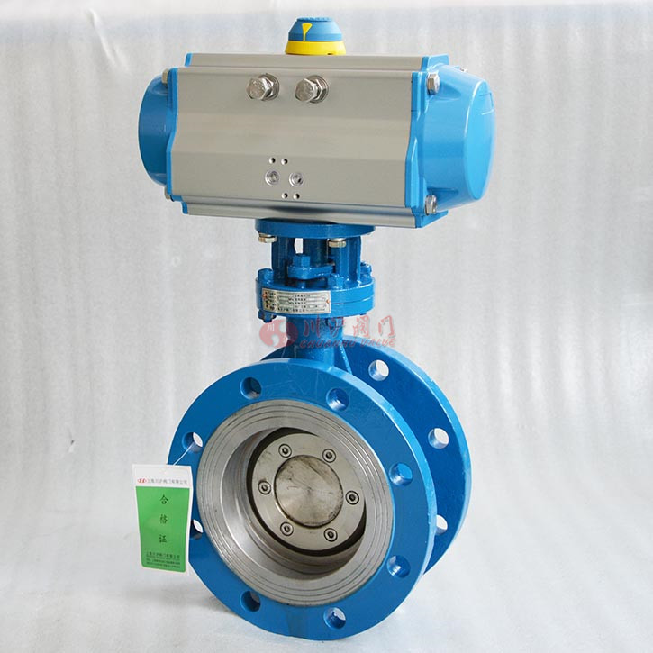 氣動三偏心蝶閥實(shí)物圖