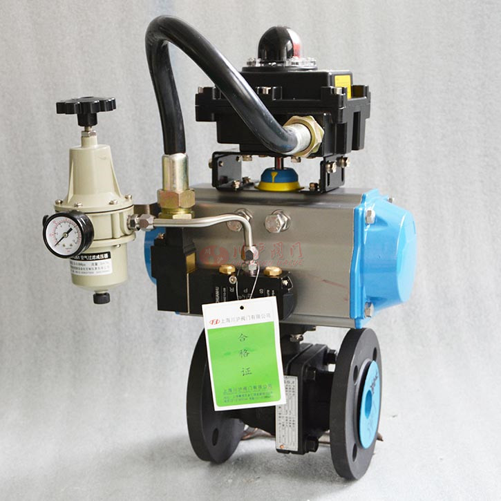 氣動防爆球閥實(shí)物圖