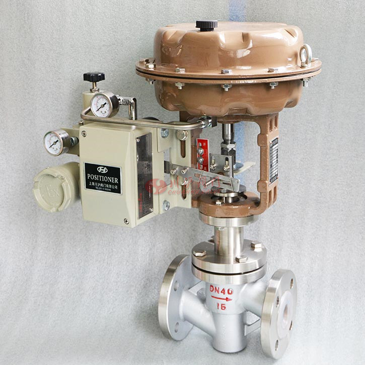 氣動襯氟調(diào)節(jié)閥實(shí)物圖